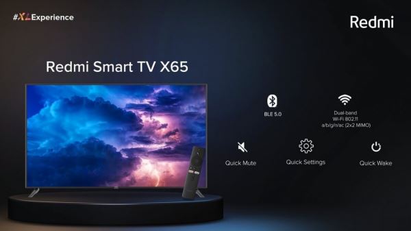 Представлены доступные 4К-телевизоры Redmi Smart TV X50, X55 и X65